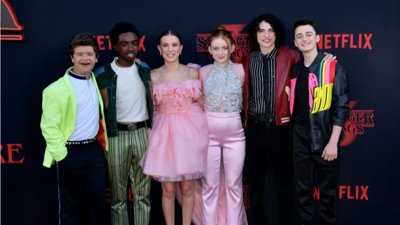 Cast of Stranger Things attend the premiere of Netflix's "Stranger Things" Season 3 on June 28, 2019 in Santa Monica, California. Shutterstock