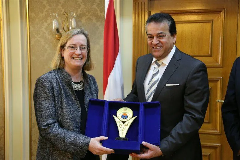 King #39 s explores further collaboration with New Giza University in Egypt