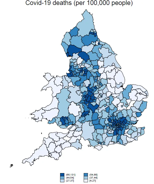 Data source: ONS; based on any mention of Covid-19 on the death certificate (24 April 2020)