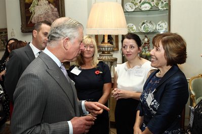 HRH and Angela Parry