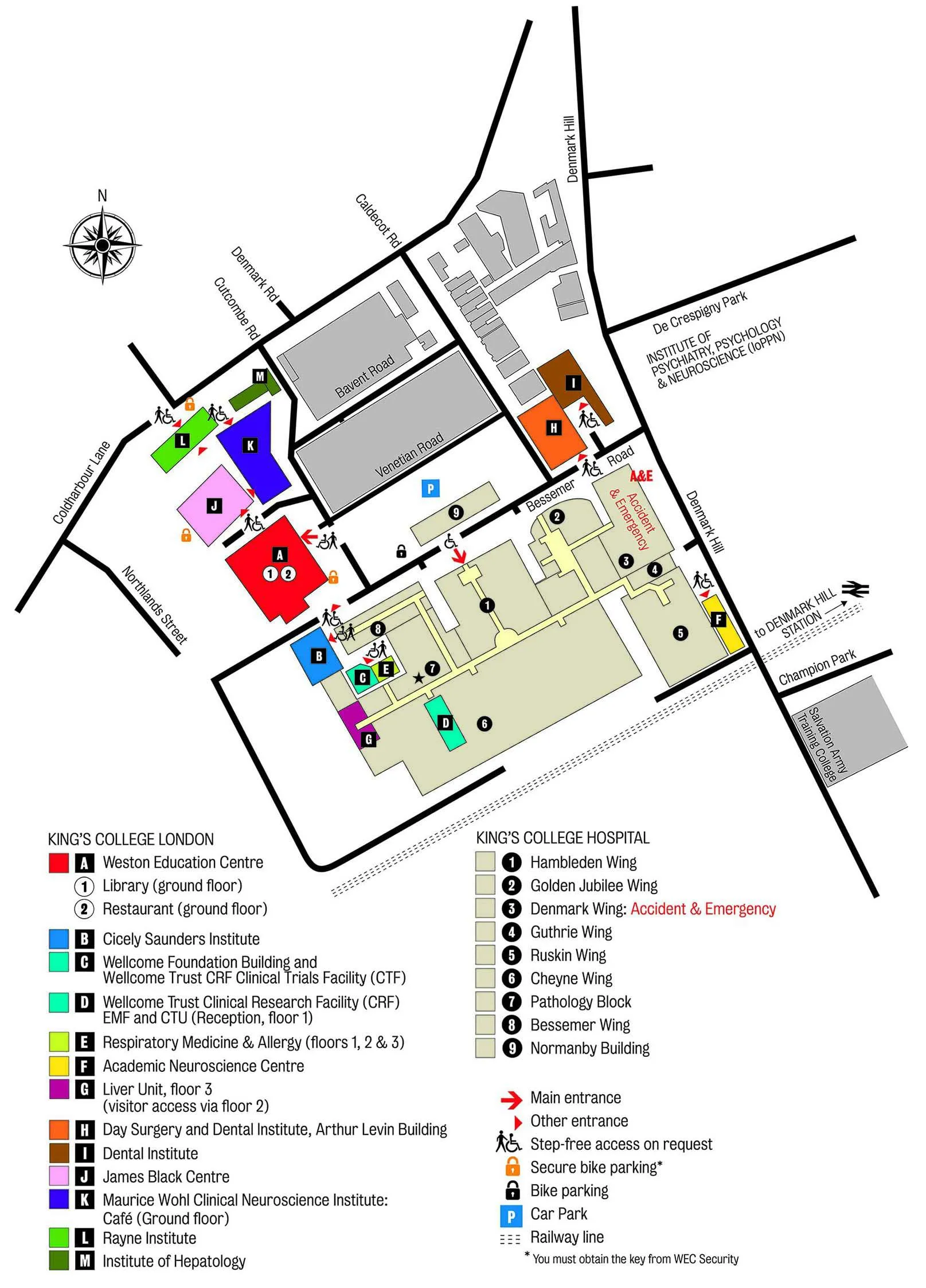 KC Hospital detail map