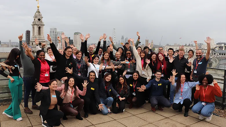 King's20 cohort waving