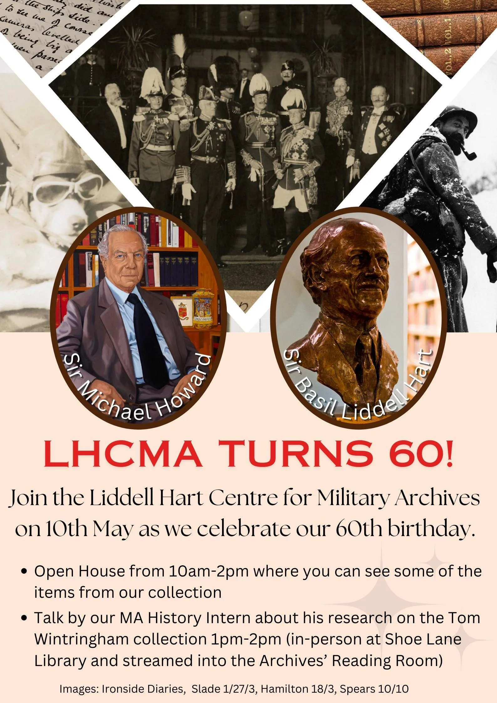 A poster for the LHCMA 60th Anniversary Event.