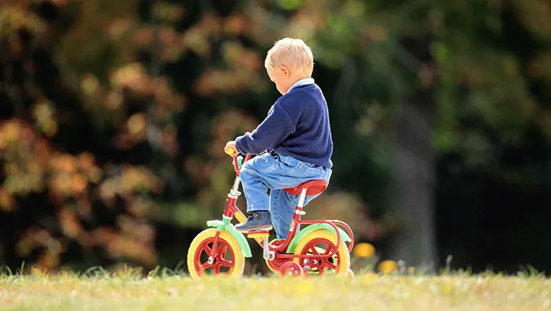 Baby on bike