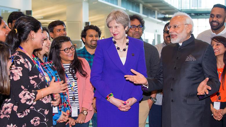 UK And Indian Prime Ministers Visit The Francis Crick Institute King 