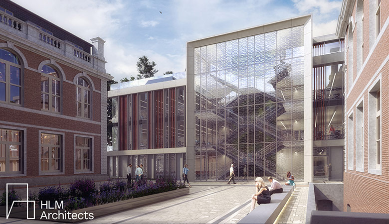 Artist's impression of the courtyard.