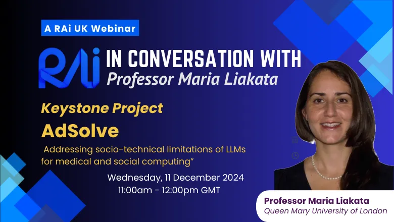 241211 RAi UK In Conversation with Professor Maria Liakata banner