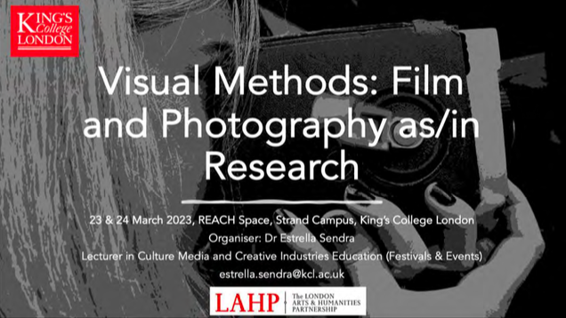 Visual Methods: Film And Photography As/in Research | King's College London