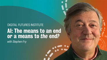 EVENT: AI: The means to an end or a means to the end? with Stephen Fry