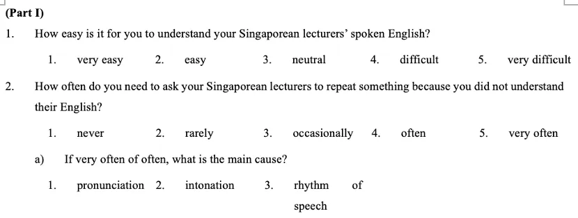 Ming survey