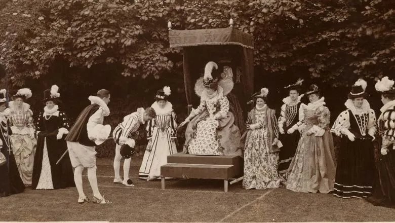 St Albans Pageant 1907 Queen Elizabeth at Gorhambury