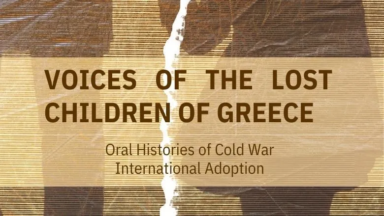 Voices of the lost children of Greece book cover