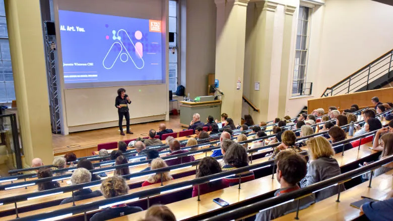 King's Festival of Artificial Intelligence 2024 Jeanette Winterson Safra Lecture (2)