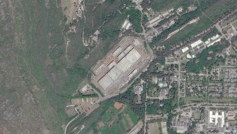 KRL facility on 2018 04 21 courtesy of Planet Labs LLC.