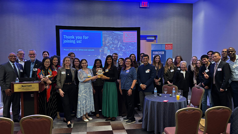 A group picture at the King's US Tour