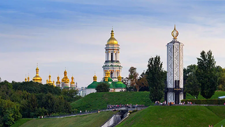 An image of a church in Ukraine