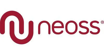 An image displaying the word 'neoss' in red lettering