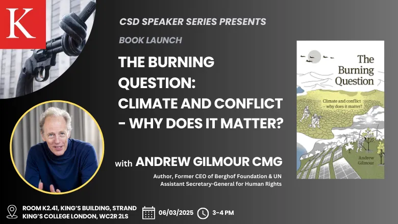 Andrew Gilmour CSD Speaker Series Poster