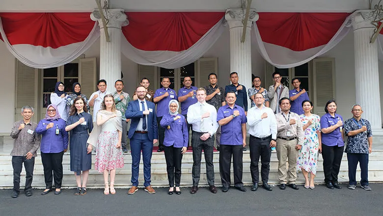 King’s experts, participants and Lemhannas RI staff group photograph from the end of the Jakarta workshop.