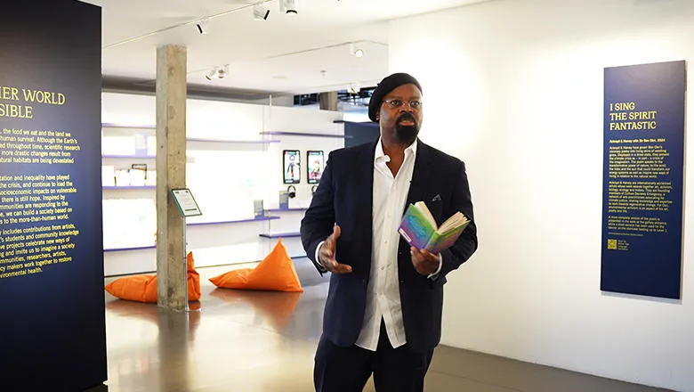 Sir Ben Okri Reading I Sing the Spirit Fantastic 780 by 450