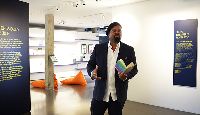 Sir Ben Okri Reading I Sing the Spirit Fantastic 780 by 450