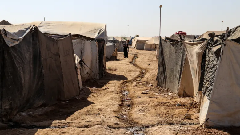 al-Hol camp in Syria