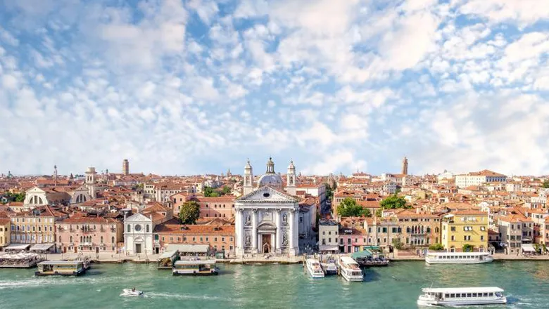 the skyline of Venice, Italy