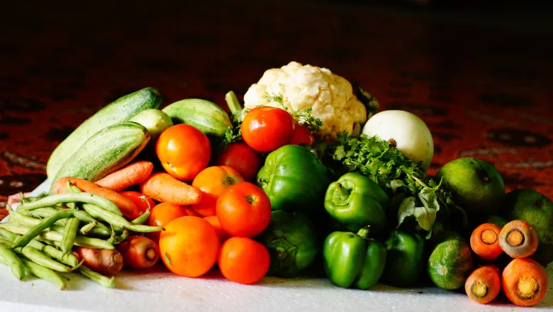 A variety of vegetables.