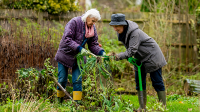 Women gardening