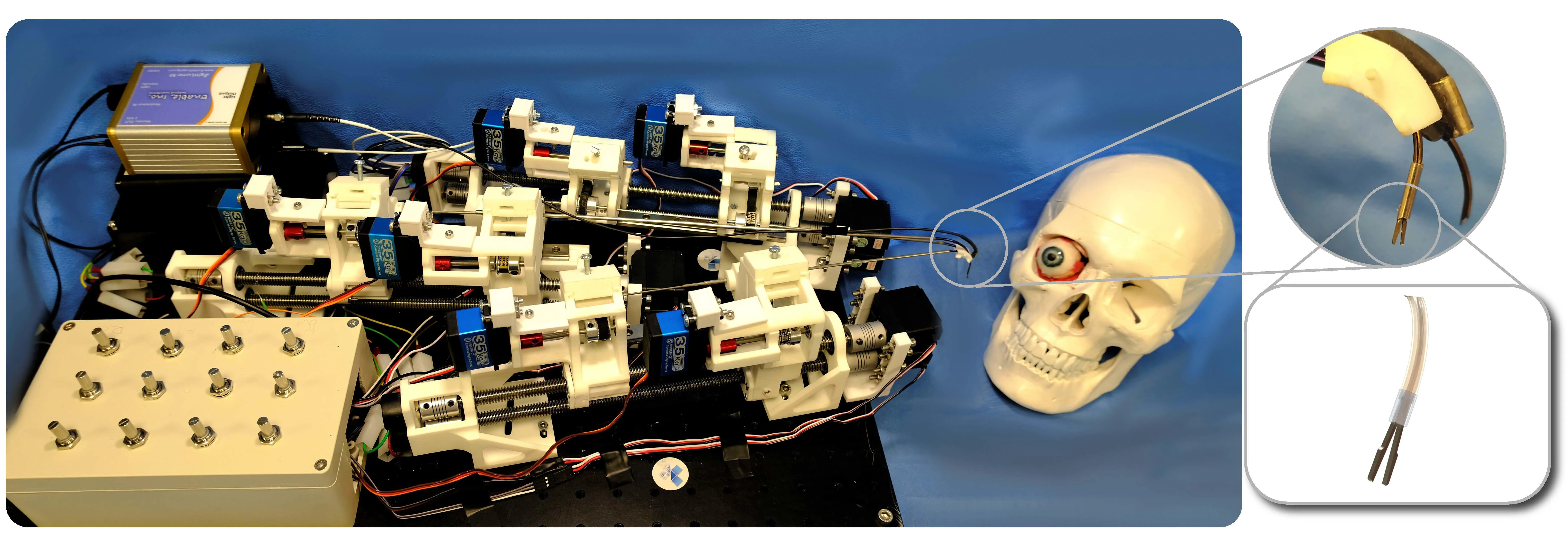 The multi-arm robot prototype. 