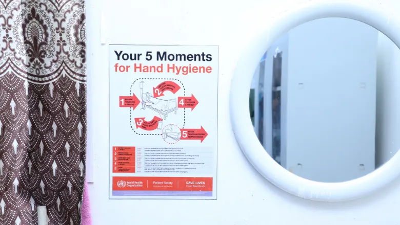 Hand hygiene guidance in hospital Somaliland