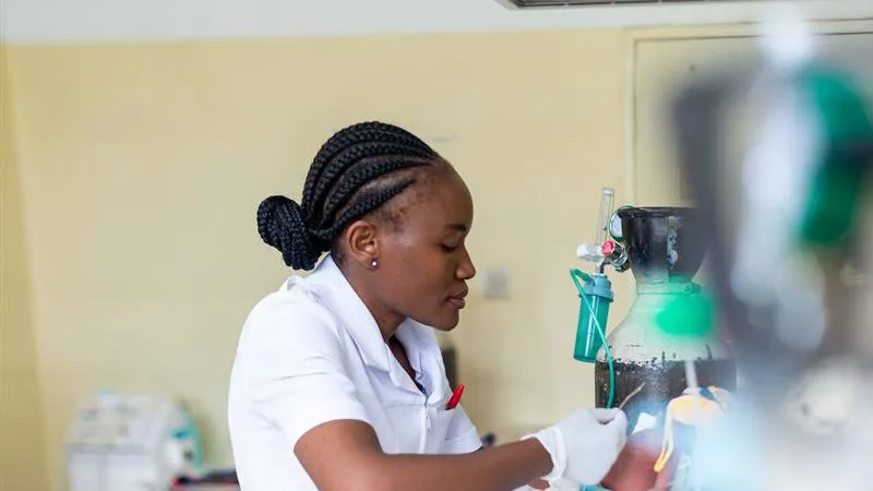 Neonatal healthcare worker Zambia