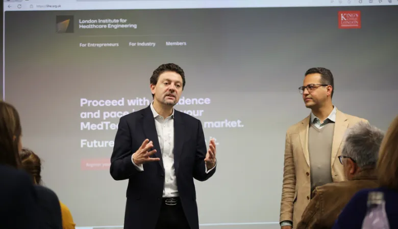 Professor Sebastien Ourselin and Nicolas Huber