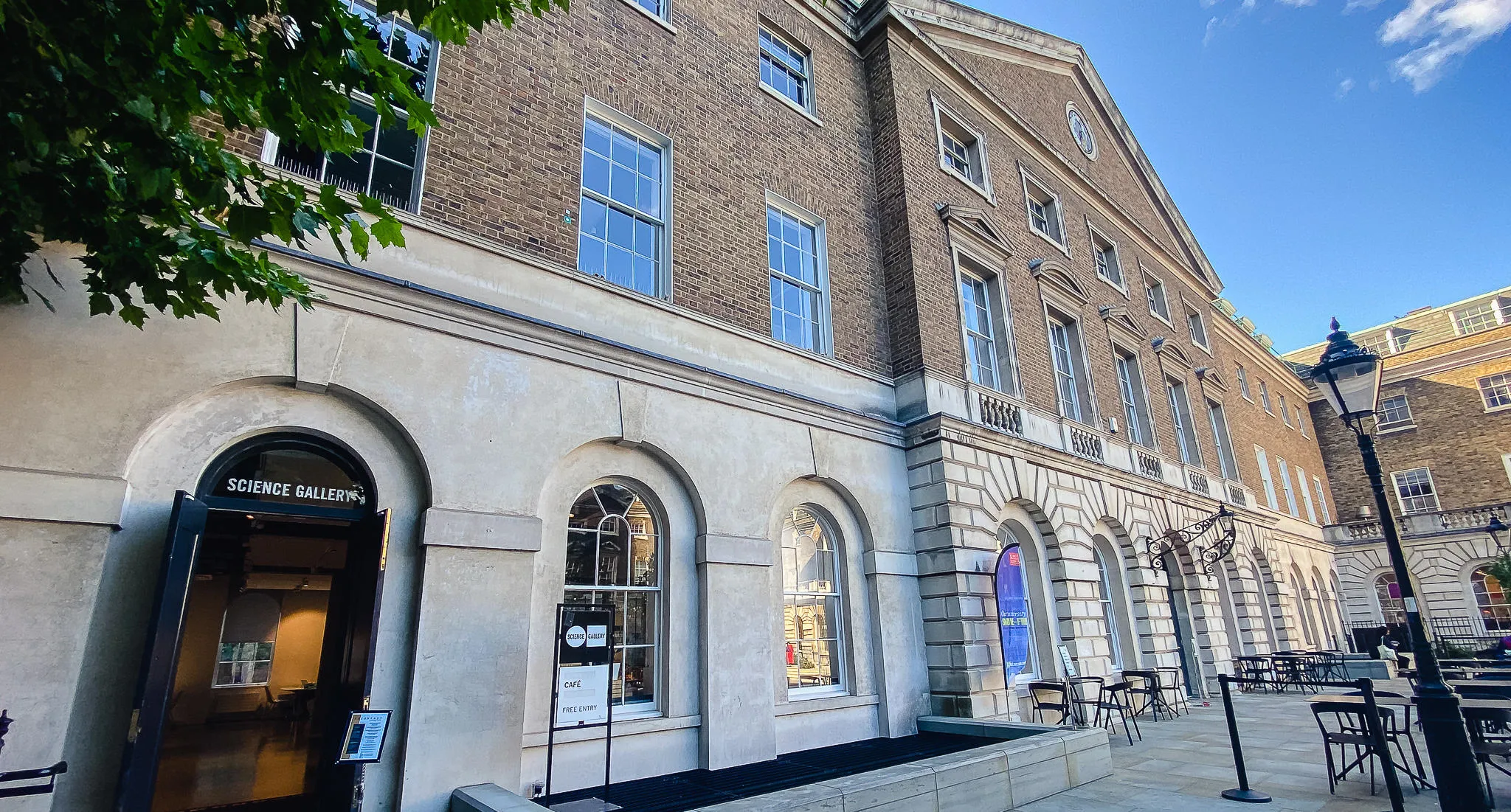 Exterior of Science Gallery London building