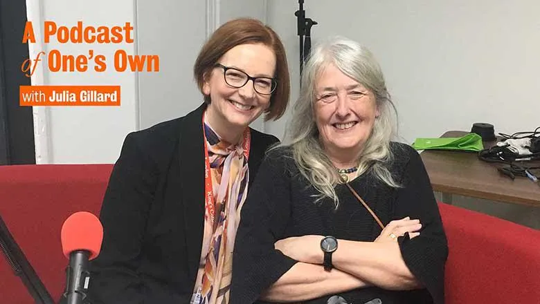 Julia Gillard and Mary Beard