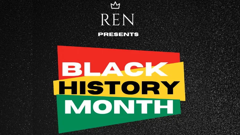 Race Equality Network logo and event title Black History Month