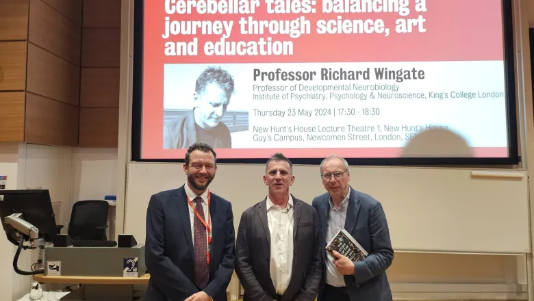 Professor Matthew Hotopf, Professor Richard Wingate and Dr Stephen Webster