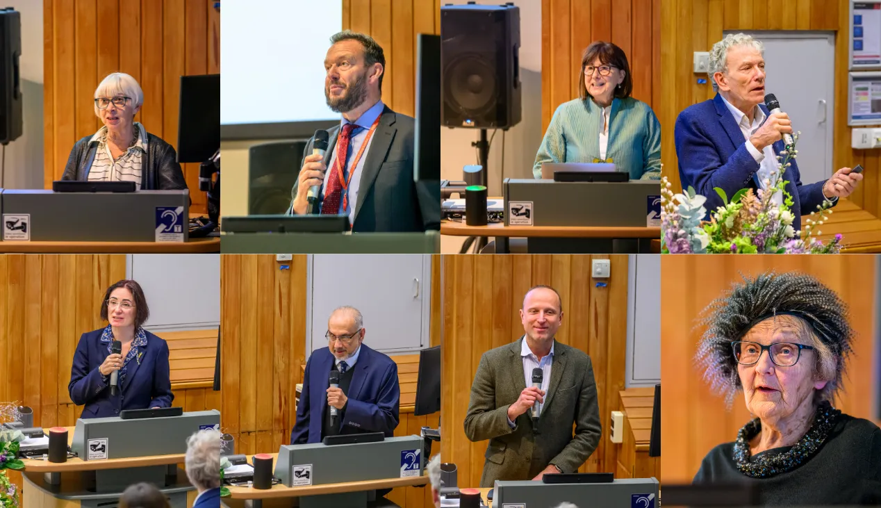 Speakers at the commemorative event for Professor Yule.