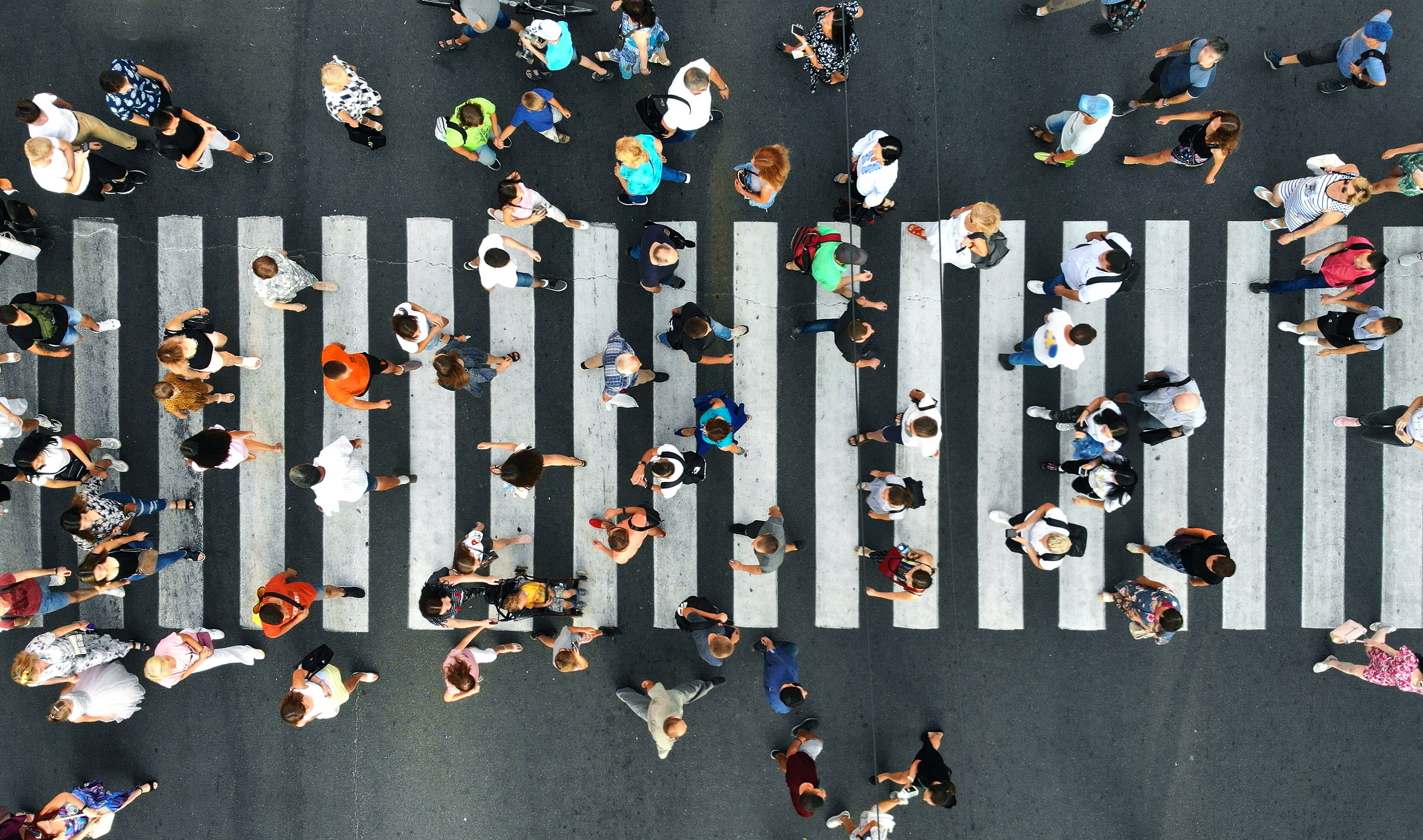 People walking