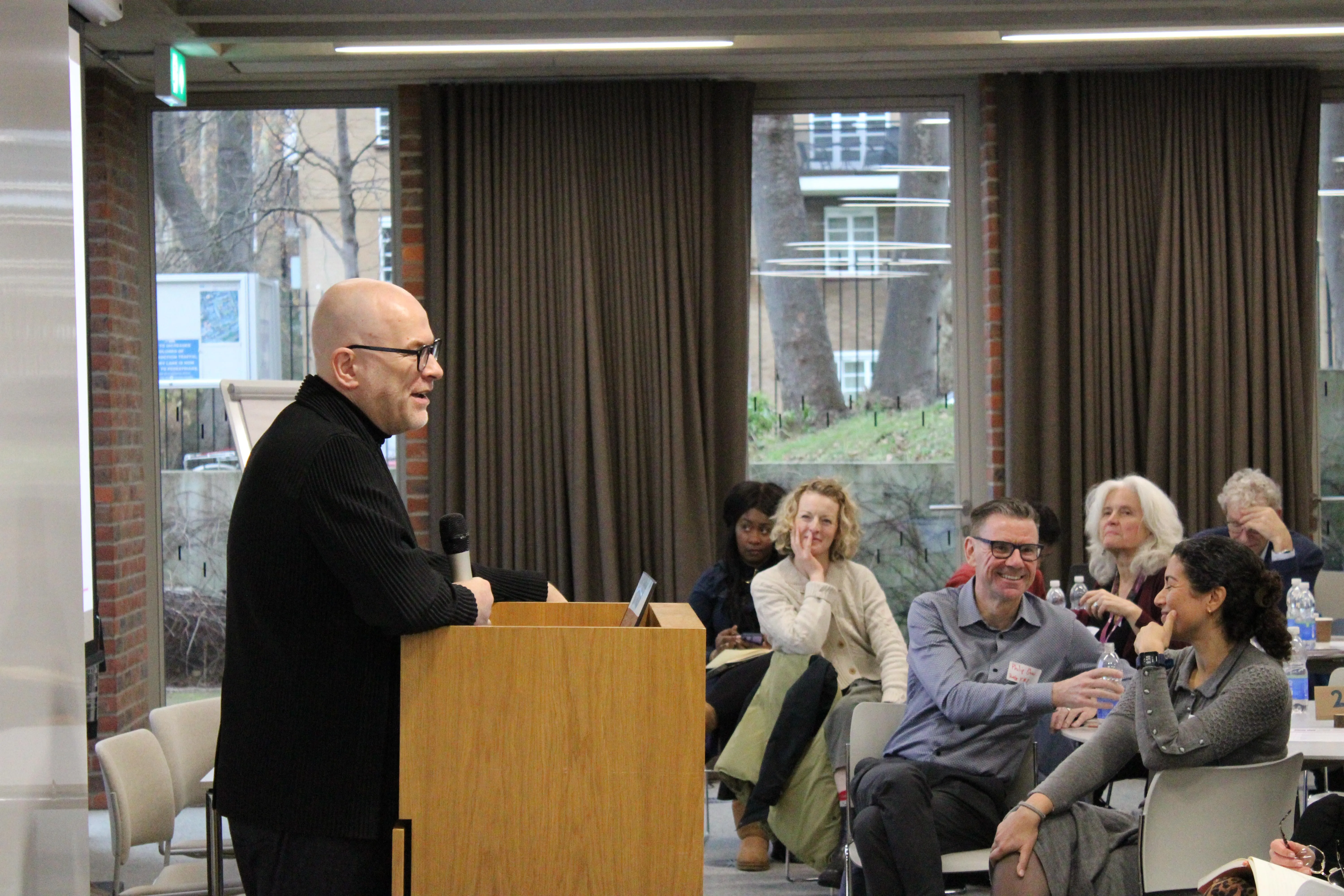 Dr Bruce Clark making a speech at the School Mental Health Innovation Network launch