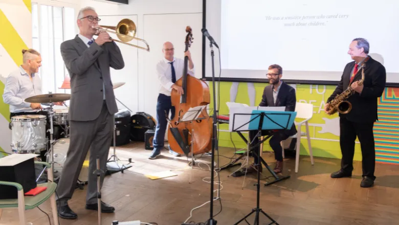 Michael Rutter memorial - jazz band