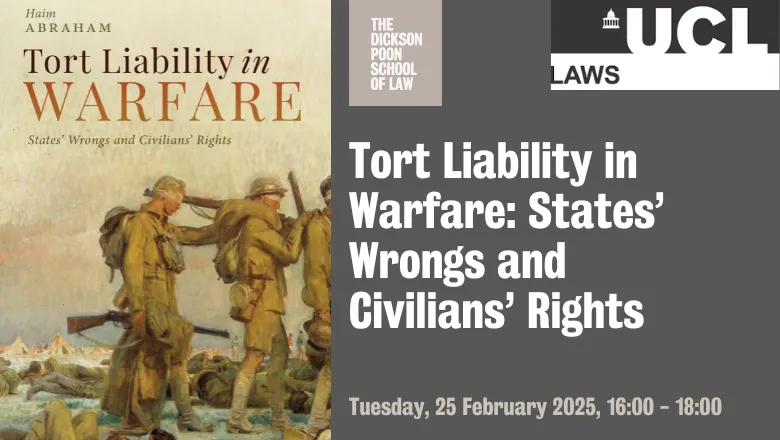 Tort Liability in Warfare States’ Wrongs and Civilians’ Rights main image