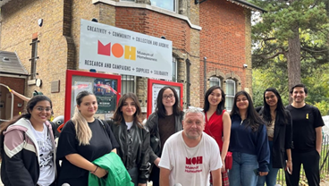 King's Legal Clinic visits the Museum of Homelessness