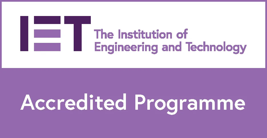 Accredited by the Institution of Engineering and Technology (IET)