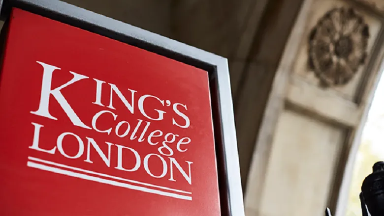 King's signage in front of building