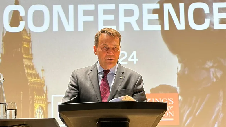 Radek Sikorski London Defence Conference 2024 23 May