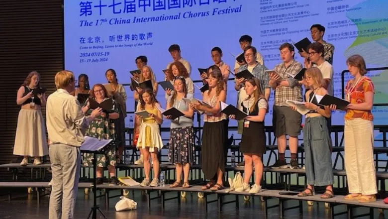 The Choir of King’s College London shines at Beijing’s International Chorus Festival China