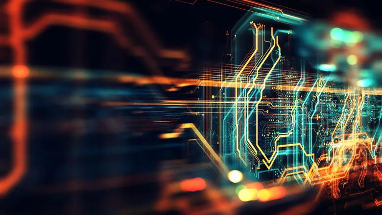 Electronic circuit graphic