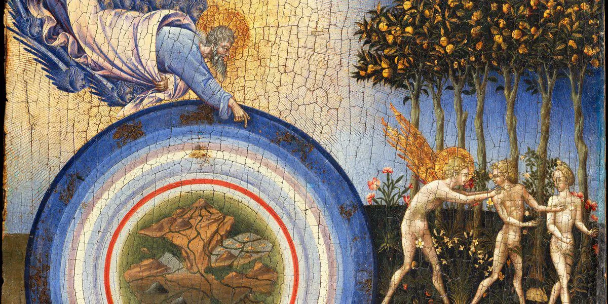 Giovanni di Paolo. The Creation of the World and the Expulsion from Paradise (1445)