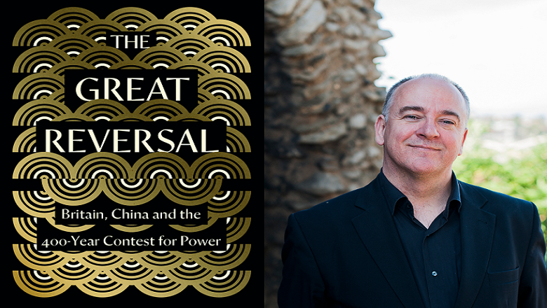 Author Kerry Brown pictured alongside new book 'The Great Reversal: Britain, China and the 400-year contest for power.'